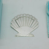Boxed Tiffany & Co. Sterling Silver Seashell Form Bookmark Vintage c1950