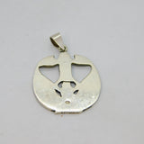 Sterling Silver Egyptian Style Ankh Pendant Vintage c1970