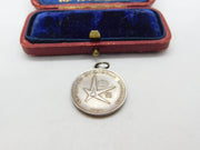 .800 Silver 'Exposition Universelle Bruxelles' Charm Pendant Mid-Century 1958