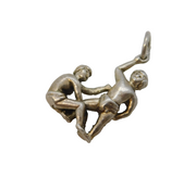 Sterling Silver Twins of Gemini Charm Pendant Vintage c1970s