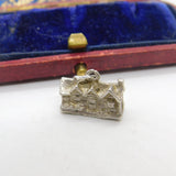 Sterling Silver Countryside Cottage Charm Pendant Vintage c1970