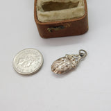 Sterling Silver Scottish Kilt Bag Charm Pendant Vintage c1970