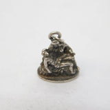 Sterling Silver Religious Cast Charm Pendant Vintage c1970s