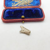 Sterling Silver Harp Charm Pendant Vintage c1970