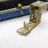 Sterling Silver Openable Church on Wedding Day Charm Pendant Vintage c1970