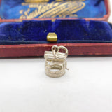 Sterling Silver Wishing Well Charm Pendant Vintage c1970