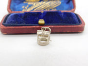 Sterling Silver Wishing Well Charm Pendant Vintage c1970