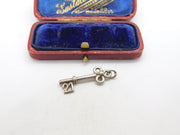 Sterling Silver 21st Birthday Key Charm Pendant Vintage c1970
