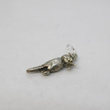Sterling Silver Woodpecker Charm Pendant Vintage c1970