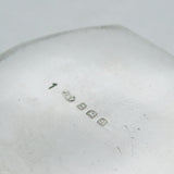 Art Deco Sterling Silver Pill Box Antique 1918 Birmingham Deakin & Francis