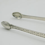 Irish George III Sterling Silver Pair of Sugar Tongs Antique Dublin James Scott