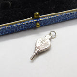 Sterling Silver Old Fashioned Fire Bellows Charm Pendant Vintage c1970