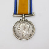 WWI British Army Service Medal DVR M Flannery Army Service Corps Antique