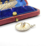 Sterling Silver Little Sombrero Charm Pendant Vintage c1970