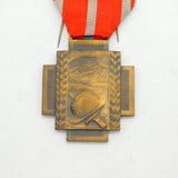 Belgium WW1 Period Croix de Feu Fire Cross Service Medal Antique 1914-1918