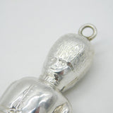 Sterling Silver British Royal Guardsman Baby Rattle Antique 1937 Birmingham