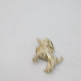Sterling Silver Poodle Dog Charm Pendant Vintage c1970