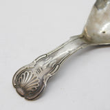 George III Sterling Silver Queens Pattern Caddy Spoon Antique 1792 Birmingham AF