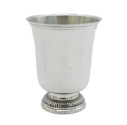 18th Century Montpellier French .958 Silver Pedestal Beaker Cup Antique 1774