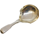 William IV Sterling Silver Wide Bowl Tea Caddy Spoon Antique 1835 London