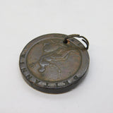 George III Copper Cartwheel Penny Coin Pendant Medallion Antique 1797