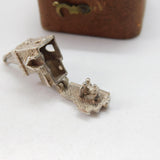 Sterling Silver Wedding in the Church Opening Charm Pendant Vintage c1970