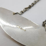 Sterling Silver Whisky Decanter Label VIntage 1964 Birmingham