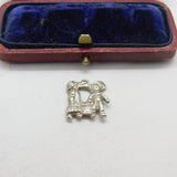 Sterling Silver Nursery Rhyme Children Charm Pendant Vintage c1970