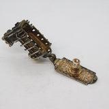 Sterling Silver Large Opening Church Charm Pendant Vintage c1970s
