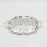 19th Century Russian .84 Silver Card or Drinks Tray Antique 1895 Moscow