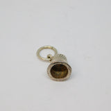 Sterling Silver Thimble Charm Pendant Vintage c1970