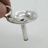 Victorian Sterling Silver Miniature Travelling Candlestick Antique 1900