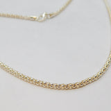 Sterling Silver Popcorn Chain Necklace Contemporary c2000's