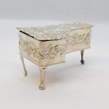Sterling Silver Miniature Dolls House Grand Piano Vintage 1979 Birmingham