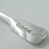George IV Sterling Silver Crested Spice Caster Spoon Antique 1822 London