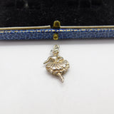 Sterling Silver Dancing Ballerina Charm Pendant Vintage c1970