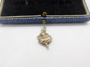 Sterling Silver Dancing Ballerina Charm Pendant Vintage c1970