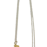 Sterling Silver Cream Pearl & Citrine Pendant Necklace Contemporary c2015