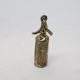 Sterling Silver Soda Siphon Charm Pendant Vintage c1970