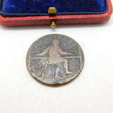 Georgian Rochdale Half-Penny Coin 1791 John Kershaw Antique Fair Condition