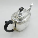 18th Century Scottish Provincial Aberdeen Sterling Silver Teapot Antique c1790s