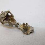 Sterling Silver Couple in the Church Opening Charm Pendant Vintage c1970