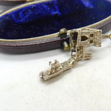 Sterling Silver Openable Marriage in a Church Charm Pendant Vintage c1970
