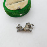 Sterling Silver Stag Deer Charm Pendant Vintage c1970