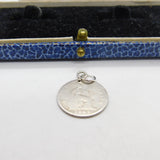 Sterling Silver Queen Victoria Groat Fourpence Charm Pendant Antique 1842