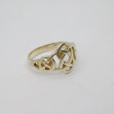 Sterling Silver Kit Heath Celtic Knot Studio Dress Ring Modern c1990 Size N
