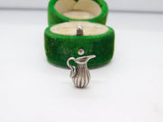 Sterling Silver Wine Jug Charm Pendant Vintage c1970