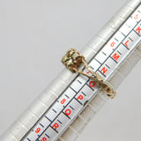 Sterling Silver Two Tier Marcasite Art Deco Dress Ring Antique c1930 Size N 1/2