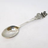 Sterling Silver Novelty Cast Dog Terminal Teaspoon Antique 1913 Birmingham