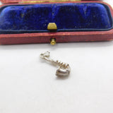 Sterling Silver Musical Saxophone Charm Pendant Vintage c1970